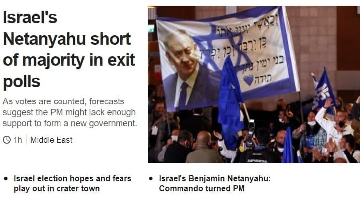 בחירות 2021 ב ישראל סיקור בעולם BBC