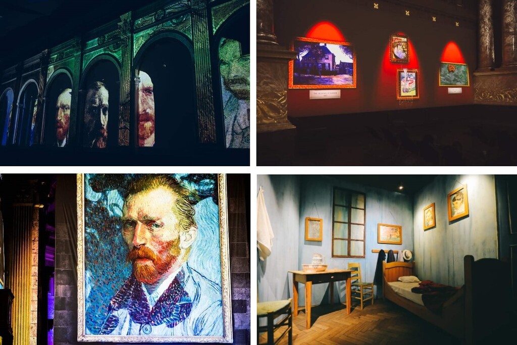 Экспонаты на выставке "Ван Гог"