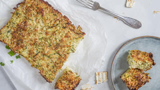 פשטידת זוקיני וקמח מצה