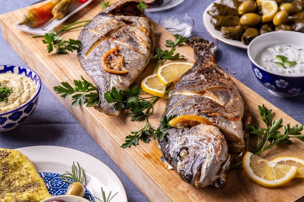 Arabian Gulf baked fish 