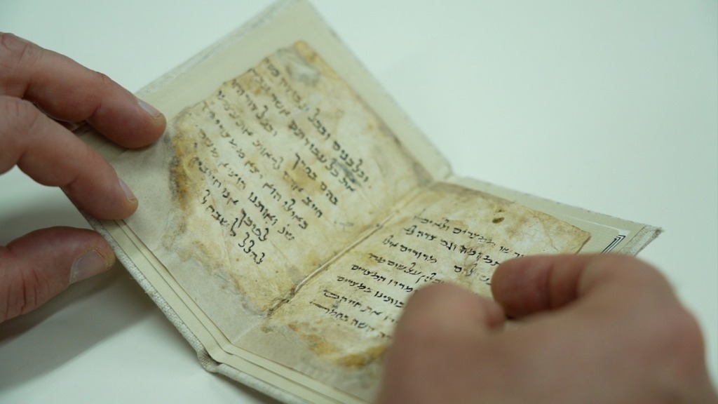 One of the oldest surviving handwritten Passover texts, dating to the 12th century and found in the Cairo Genizah