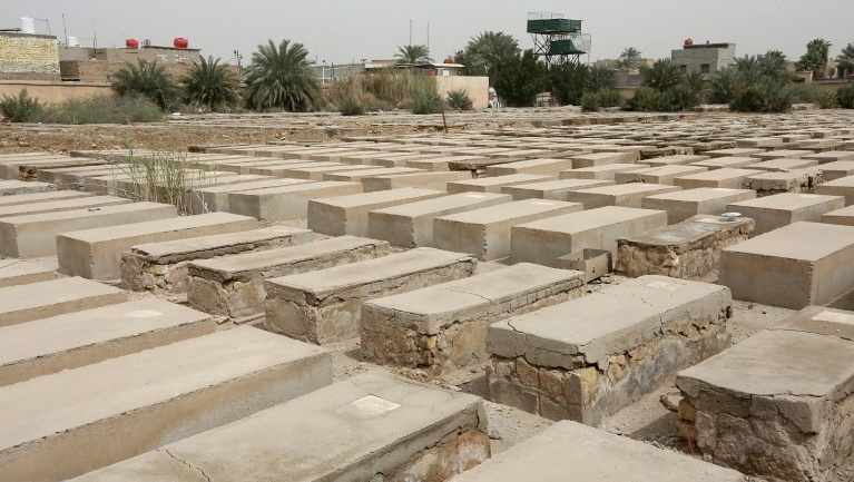 Habibiya Jewish cemetery in Baghdad is wedged between the Martyr Monument erected by ex-dictator Saddam Hussein and the restive Shiite stronghold of Sadr City 