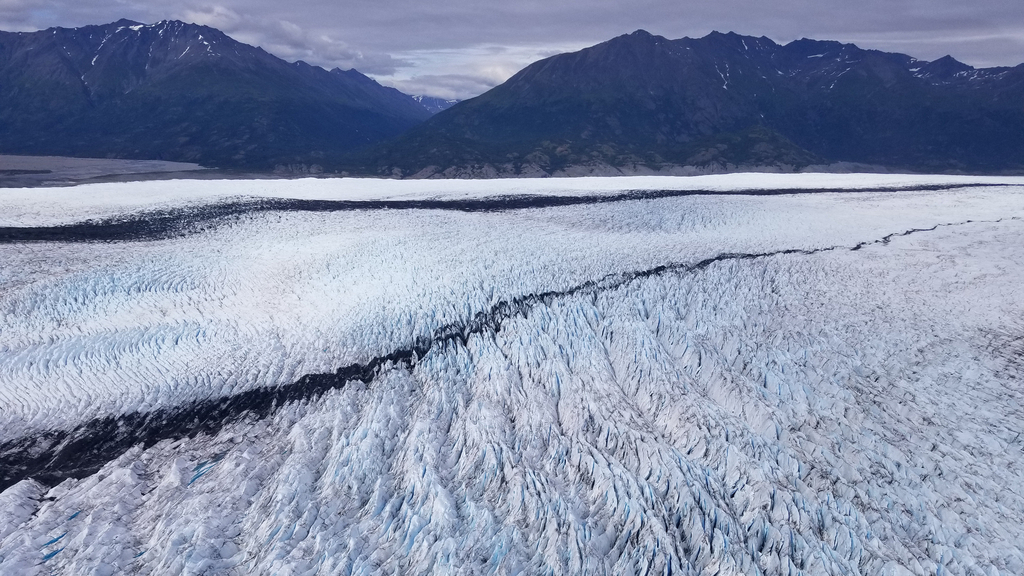 Melting ice in Alaska 