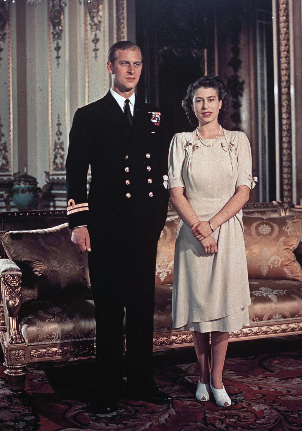 המלכה אליזבת והנסיך פיליפ