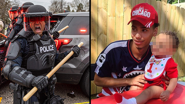 ארה"ב מינסוטה ברוקלין סנטר דונטה רייט צעיר שחור נורה למוות על ידי שוטרים
