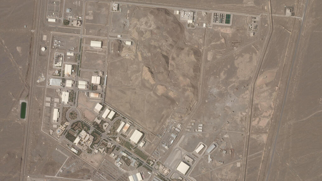 Satellite picture showing the Natanz nuclear facility in Iran 