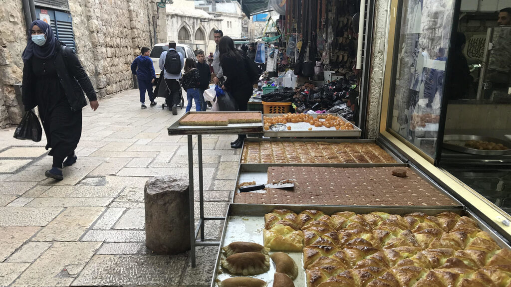 Al-Najah Sweets, on the Via Dolorosa in Jerusalem’s Old City 