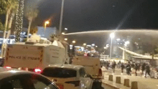 עימותים בין המשטרה לערבים בשער שכם