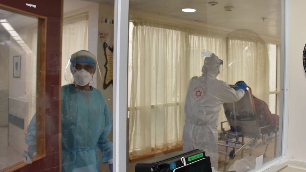סגירת מחלקת הקורונה בבית החולים פוריה