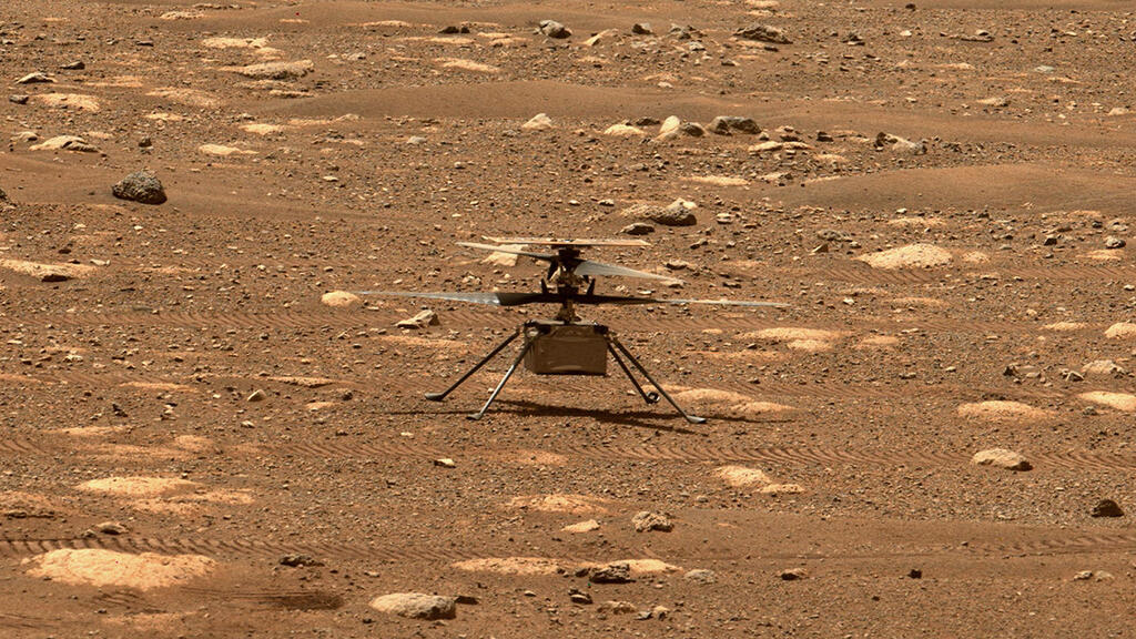 המסוק-רחפן על אדמת מאדים