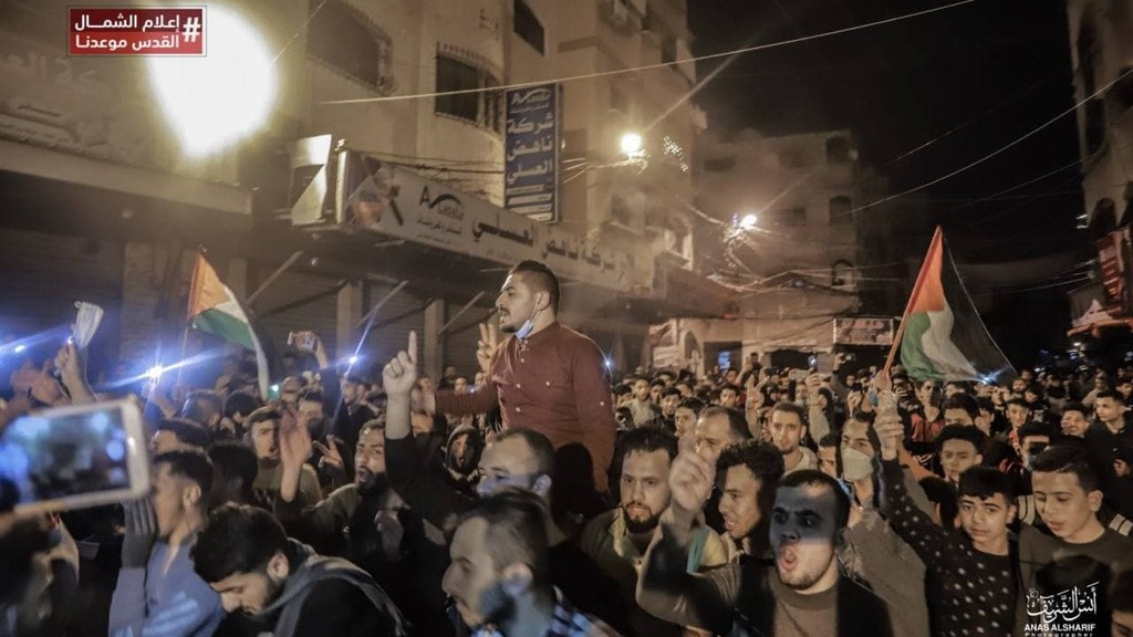רצועת עזה: תהלוכות תמיכה בפלסטינים בירושלים