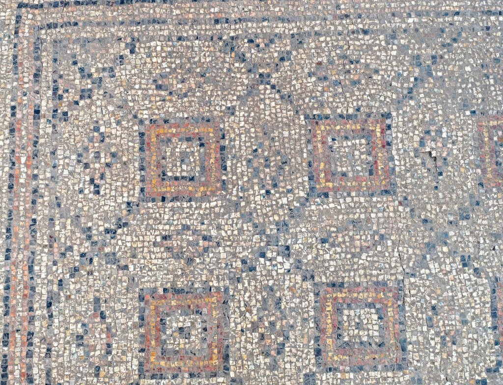 The Byzantine-era mosaic discovered near Yavne 