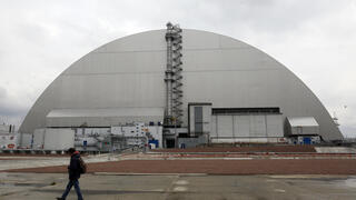 כור גרעיני תחנת כוח צ'רנוביל לאחר האסון