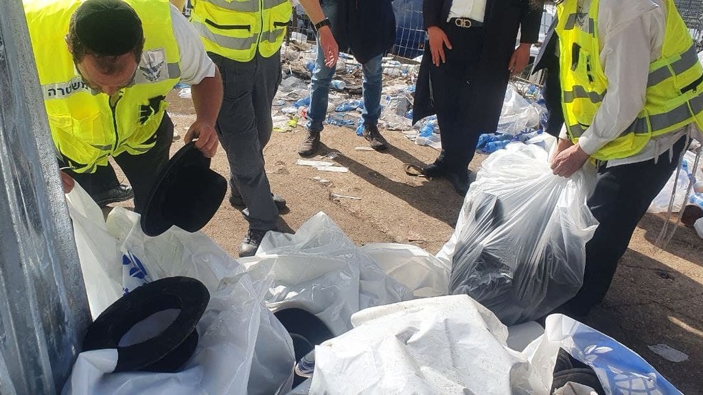 מקום הנפילה בו קרה האסון בהר מירון