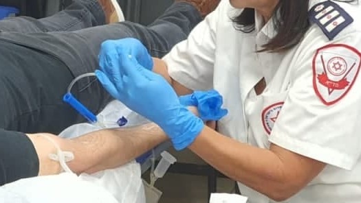 תרומות דם בבאר שבע עבור פצועי אסון הר מירון
