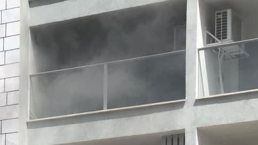 שריפה בבניין דירות בחולון