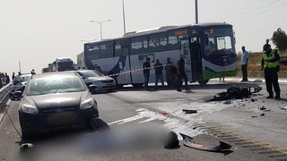 זירת התאונה