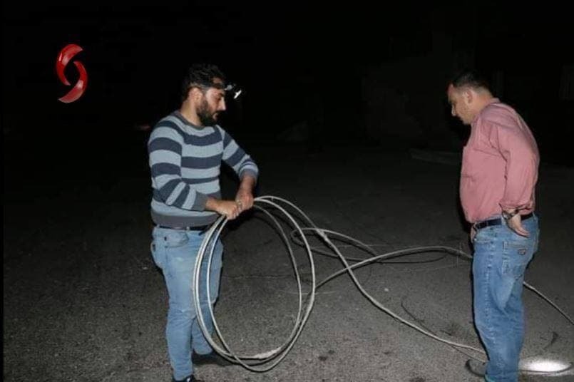 צוותים טכניים בסוריה פועלים להשבת החשמל בלטקיה