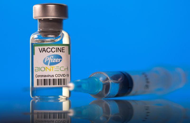 The PfizerBioNTech vaccine approved for use in young teens by U.S. regulatory authorities 