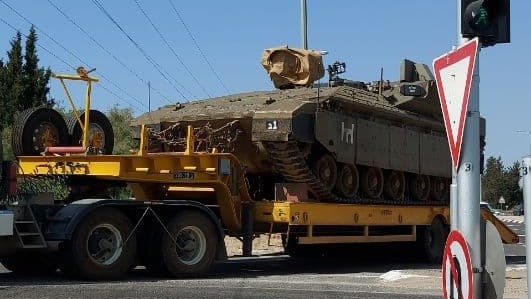 שומר החומות גולני מבצע רצועת עוטף עזה הסלמה צה"ל שריון טנקים