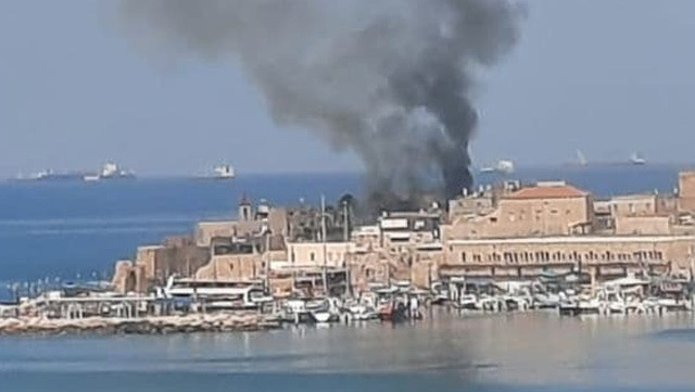 Гостиница горит в Акко הצתה במלון צימרים בעכו בעיר העתיקה