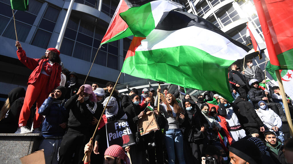 ההפגנות הפרו פלסטיניות בלונדון
