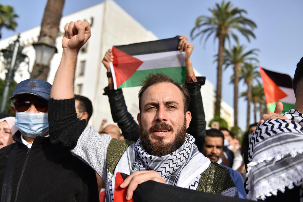 ההפגנות הפרו פלסטיניות ברבאט, מרוקו 