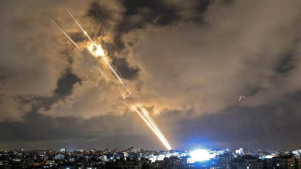 Rockets launched from Gaza at Israeli civilians last week 