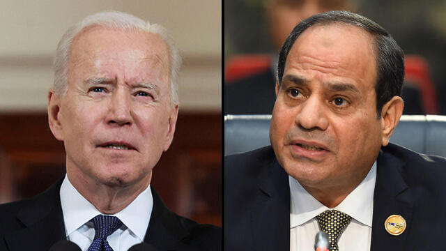 US President Joe Biden and Egyptian President Abdel Fattah el-Sisi 