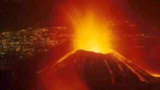 התפרצות הר הגעש בשבת