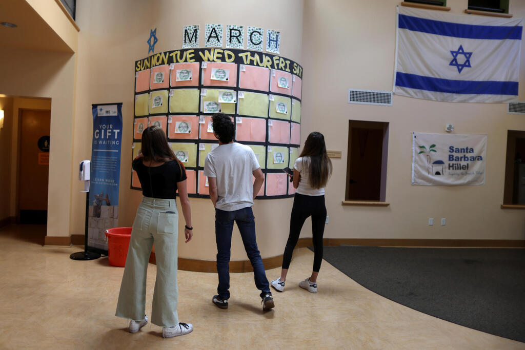 Jewish students at the University of California campus at Sant Barbara 