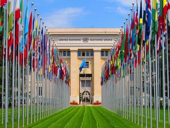 The Palace of Nations in Geneva, Switzerland, home of the UN Human Rights Council 