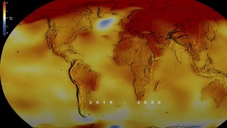 מתוך סרטון של נאס"א על התחממות כדור הארץ