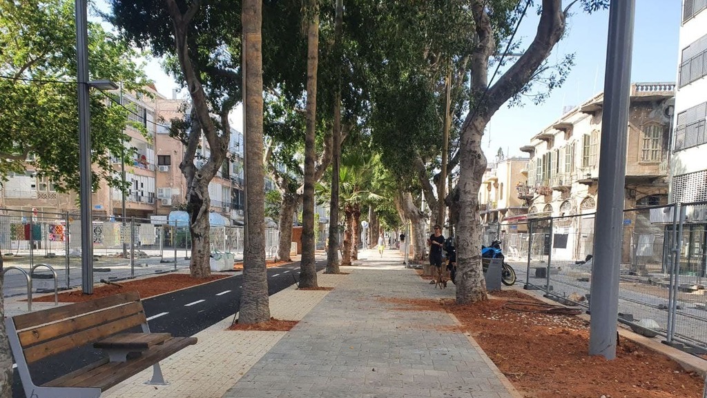 שדרות ירושלים ביפו נפתחו להולכי רגל ורוכבי אופניים
