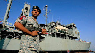 בבסיס חיל הים האיראני. "רק שיתוף פעולה יביא ביטחון"