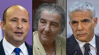 יאיר לפיד, גולדה מאיר, נפתלי בנט