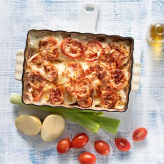 גראטן עגבניות ותפוחי אדמה