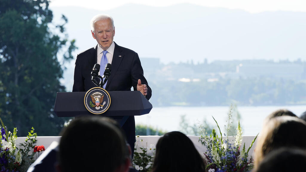 U.S. President Joe Biden briefing the media following his meeting with Russian President Vladimir Putin on Wednesday in Geneva (Photo: AP) U.S. President Joe Biden briefing the media following his meeting with Russian President Vladimir Putin on Wednesday in Geneva