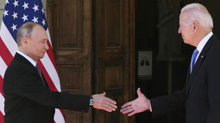 נשיא ארה"ב ג'ו ביידן נשיא רוסיה ולדימיר פוטין 