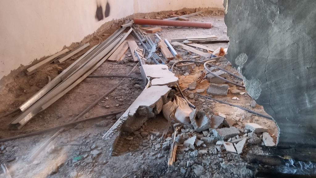  Разрушенный дом журналиста Ynet