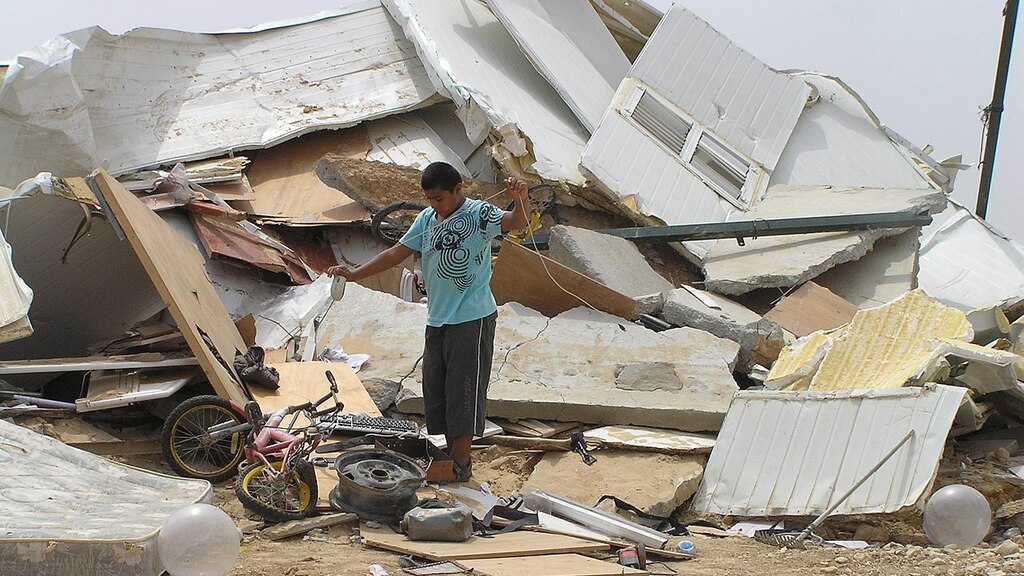 The demolishing of the Bedouin village of Al-Araqeeb, 2010