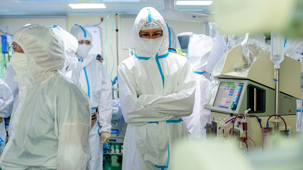 רוסיה קורונה צוות רפואי בית חולים מוסקבה
