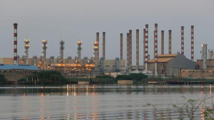 Abadan oil refinery in southwest Iran 