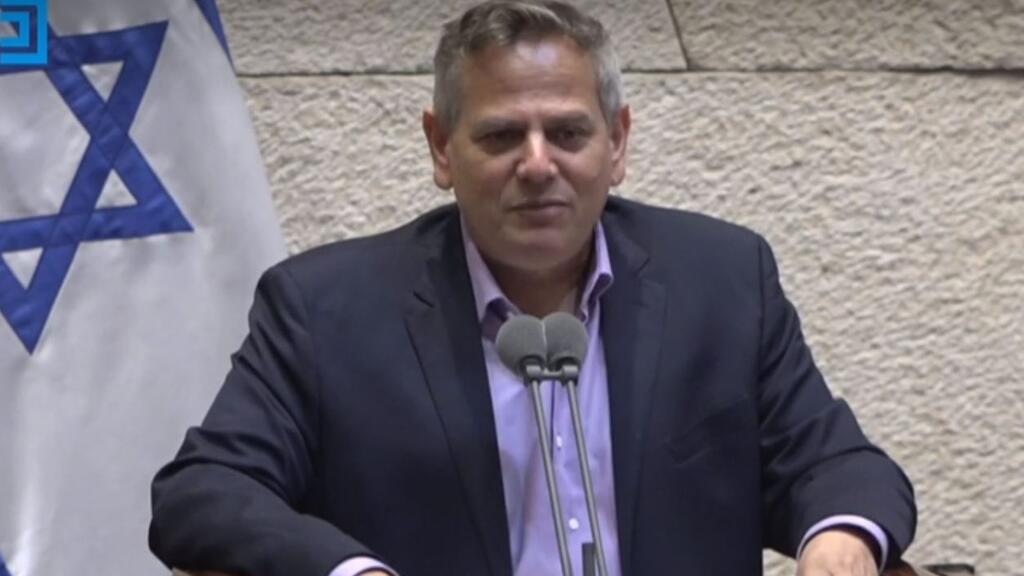 Health Minister Nitzan Horowitz addressing the Knesset in Jerusalem, June 23, 2021 