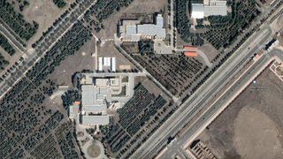 מרכז המחקר הגרעיני בכראג' לרפואה ולחקלאות צילום לוויין כראג' איראן