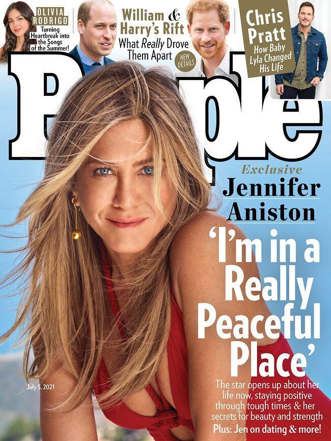 ג'ניפר אניסטון על שער מגזין People