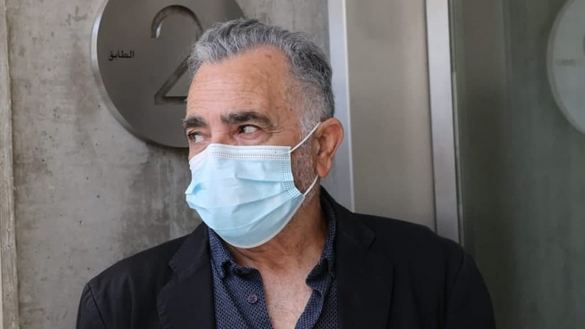 Моше Ивги в суде (Фото: Гиль Нехуштан) משה איבגי בבית המשפט בדיון על הטיעונים המחודשים בפרשה שלו