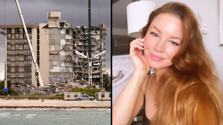 קסונדרה סטרטון נעדרת קריסה בנין מגדל מגורים ב ספרסייד ליד מיאמי פלורידה ארה"ב