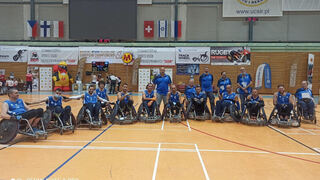 נבחרת ישראל ברוגבי בכיסאות גלגלים
