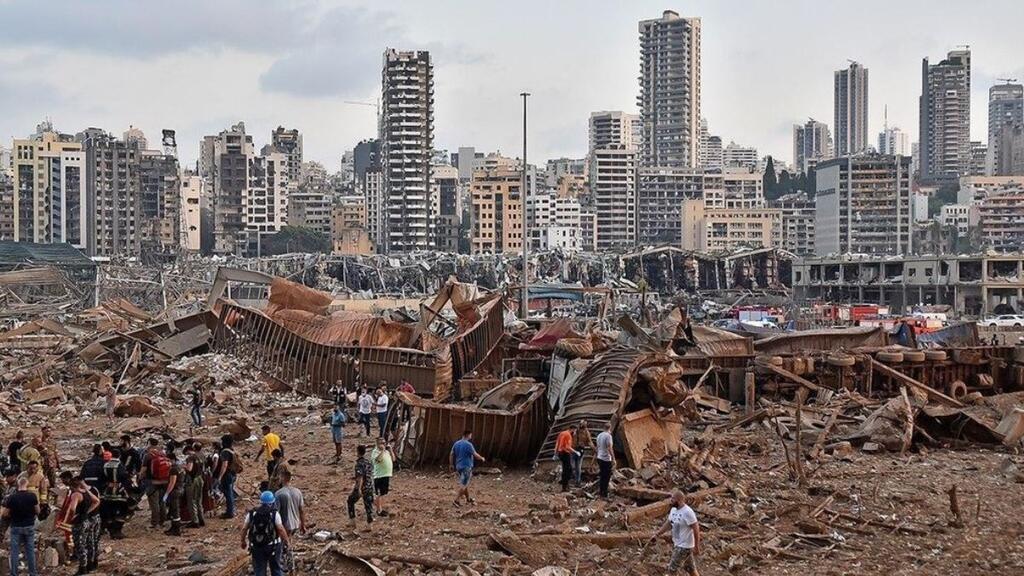 The immediate aftermath of the devastating Aug. 2020 explosion at Beirut port 